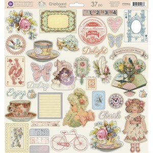 Delight Chipboard Stickers 12"X12"